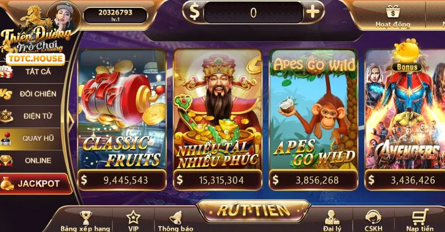 Game Nổ Hũ Jackpot cực lớn tại Game Sunwin